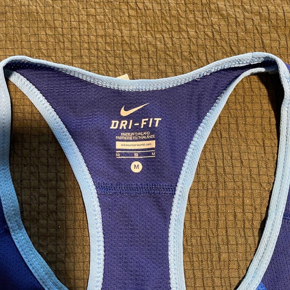 Nike Women's Blue Dri-FIT Tank Top - Picture 3 of 4